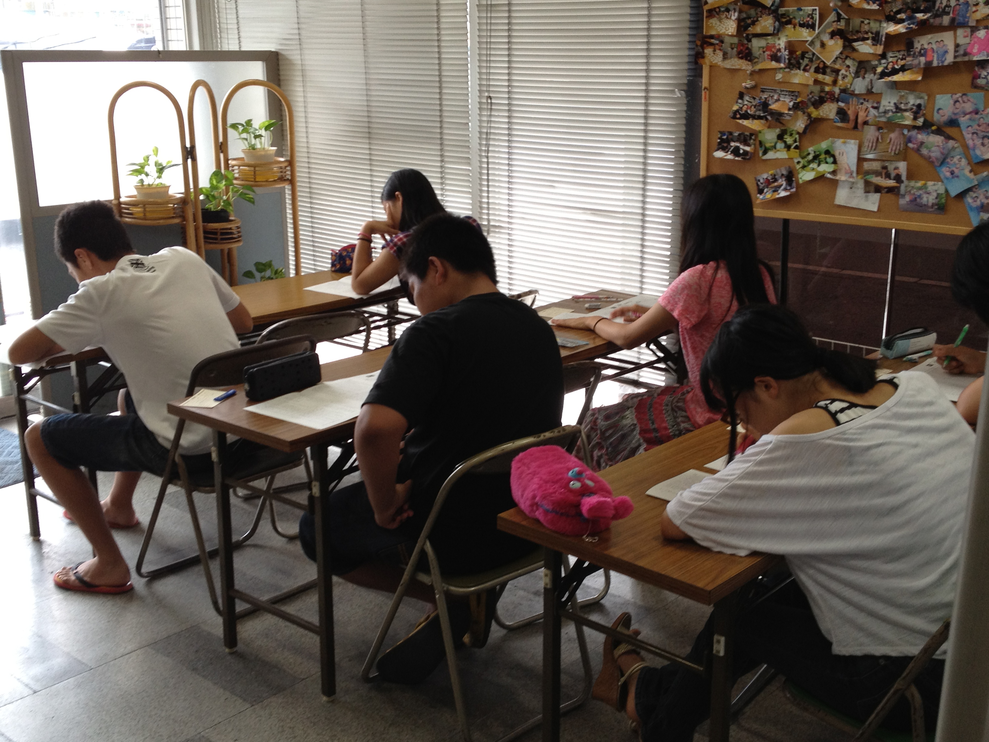 明日は私立高校の入試です。。。